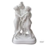 Statue Les Trois Grâces, élégante œuvre de style grec