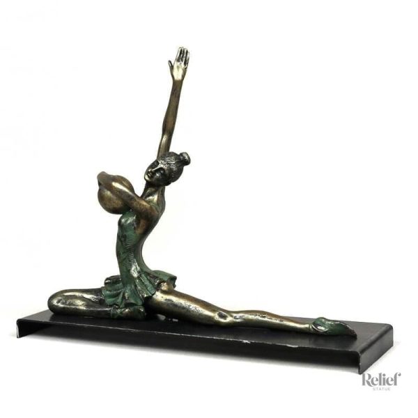 Statue décorative femme gymnaste 24 cm