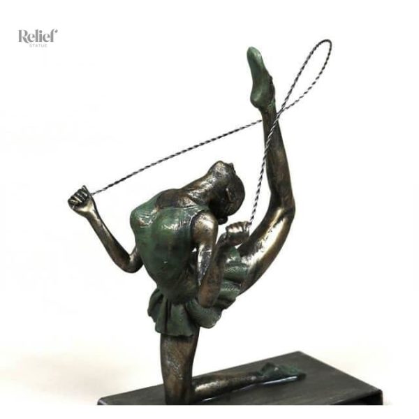 Art décoratif femme gymnaste vintage 23/24/27 cm