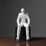 Sculpture d'un homme design pour collection d'art