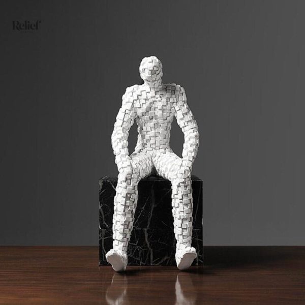 Sculpture d'un homme design pour collection d'art