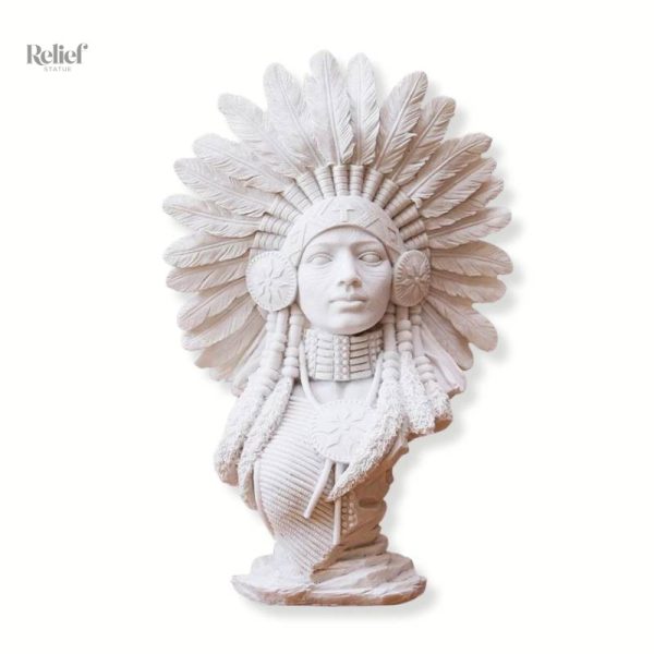 statue-indienne-femme-1 Statue indienne femme 30 cm, décor traditionnel