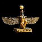 Figure d'Isis, objet décoratif inspiré de l'Égypte ancienne