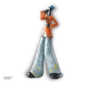Statue Homme Jazzman en décoration artistique
