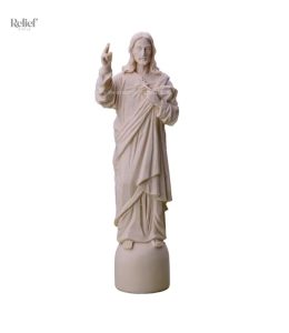 Statue Jésus Christ 22 cm en résine pour décoration spirituelle
