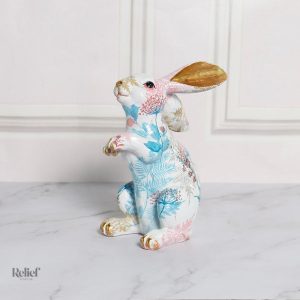 Lapin en pastel pour décoration d'intérieur