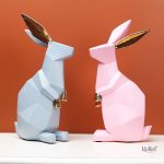 Décoration lapin en origami pour intérieur stylé
