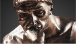 Sculture Rodin en bronze, inspiration intellectuelle