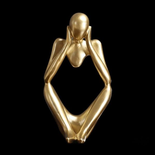 Homme pensant, sculpture d'inspiration contemporaine