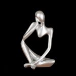 Statue d'homme artistique, style moderne et minimaliste