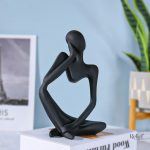 Sculpture inspirée du penseur, modernité en art