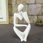 Penseur moderne en décoration intérieure, sculpture unique
