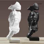 Statue masculine représentant le calme intérieur