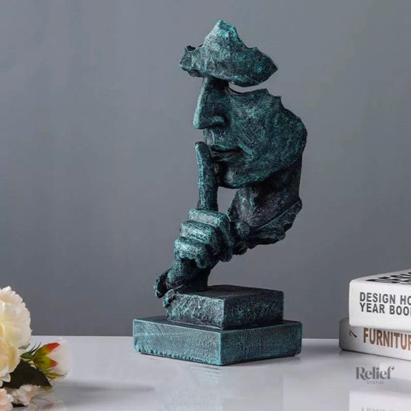Statue décorative homme, message de sérénité