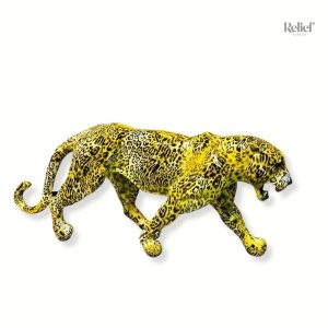 Statue de léopard en décoration artistique