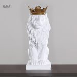 Lion en décoration, pièce maîtresse 20 cm