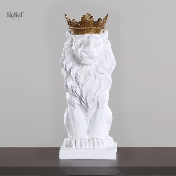 Lion en décoration, pièce maîtresse 20 cm
