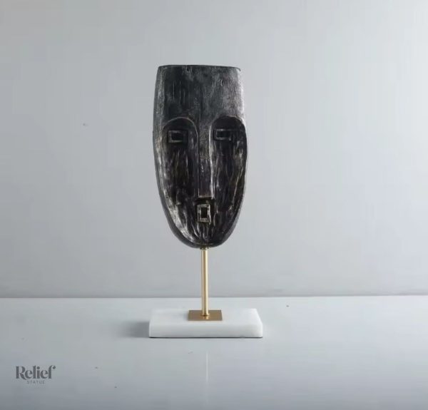 statue-masque-africain-40-cm-1 Statue de masque africain en bois