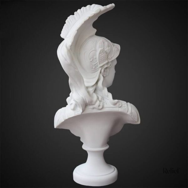 Design élégant de la statue de Minerve, mythologie grecque