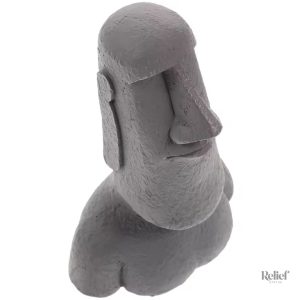 Statue d'extérieur Moai de l'île de Pâques en résine