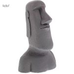 Figurine Moai 22 cm pour embellir votre espace extérieur