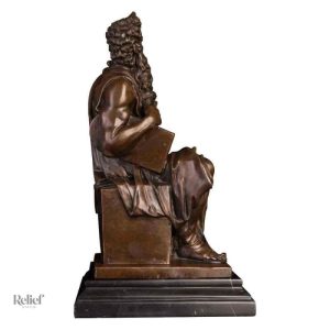 Bronze 29 cm Moïse, sculpture d'art classique
