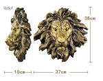 Lion mural 38 cm pour embellir votre espace décoratif