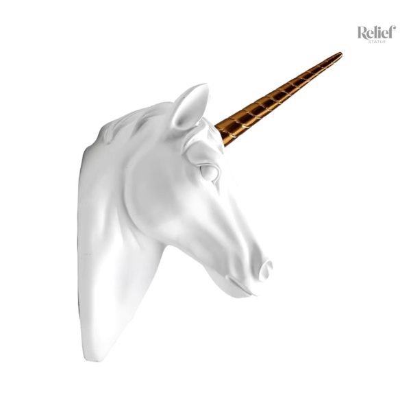 statue-murale-tete-de-licorne-33-cm-1 Statue murale tête de licorne 33 cm pour décoration intérieure