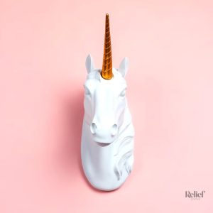 Art mural tête de licorne, parfait pour chambre d'enfant
