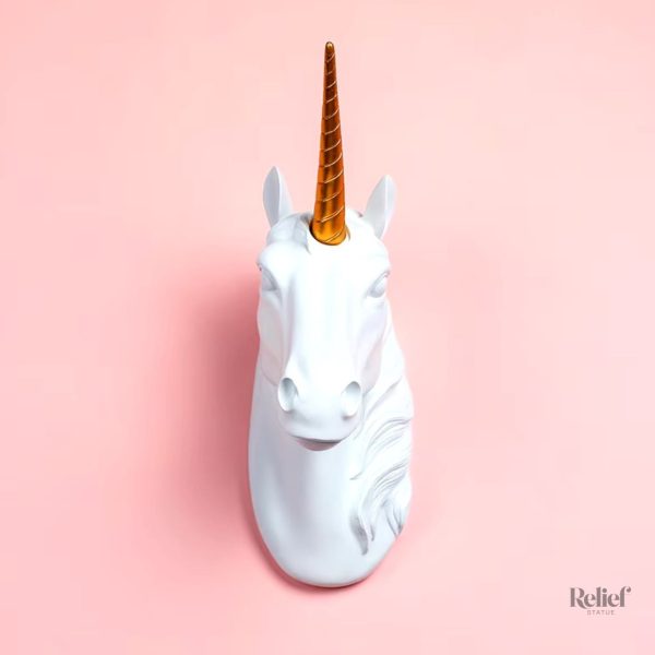 Art mural tête de licorne, parfait pour chambre d'enfant