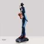 Sculpture symbolisant l'harmonie du groupe de jazz