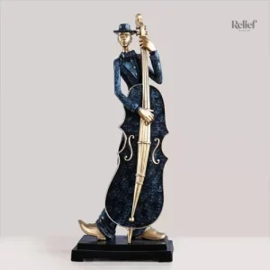 Art décoratif représentant un musicien de jazz