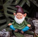 Statue nain de jardin méditation 15 cm