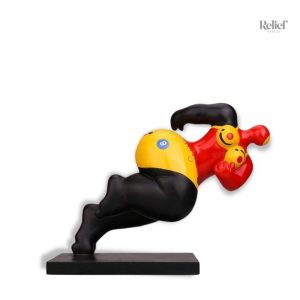 Statue Femme Nana 21 cm en résine décorative