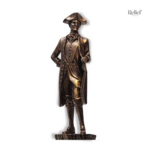 Statue Homme effet bronze Napoléon en reproduction artistique