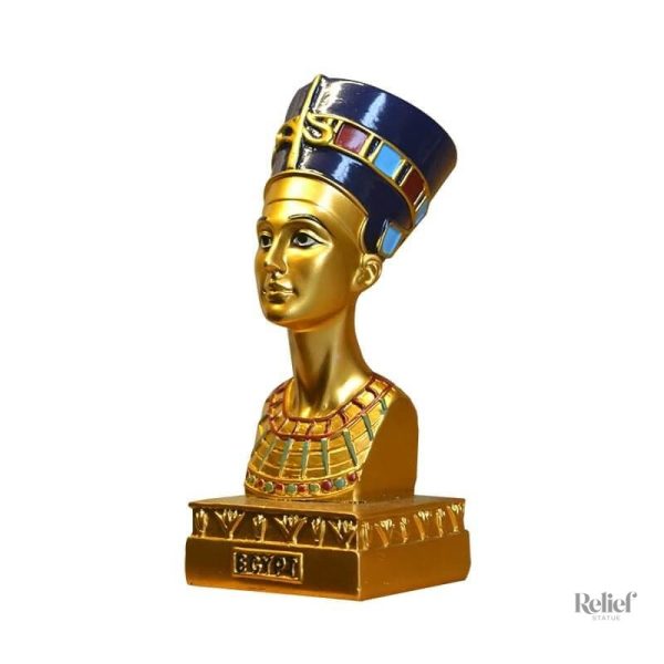 Buste représentatif de la reine Néfertiti, art antique