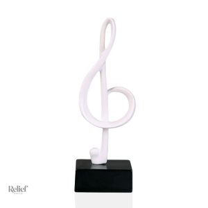 Sculpture Contemporaine Note de Musique Design