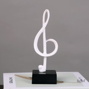 Sculpture design abstraite inspirée de la musique