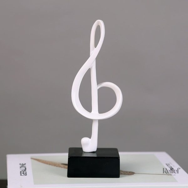 Sculpture design abstraite inspirée de la musique