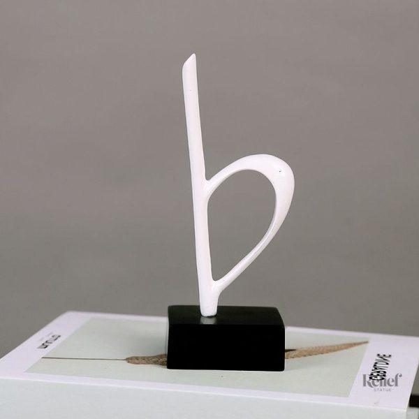 Design sculptural moderne avec une note musicale