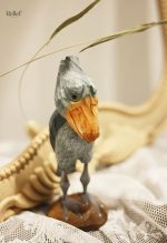 Cigogne en bois, déco originale pour intérieur