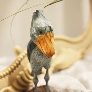 Cigogne en bois, déco originale pour intérieur