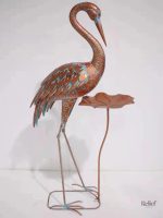 Grue élégante en métal, 106 cm, style moderne