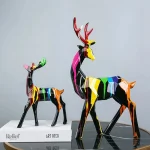 Cerf en origami, pièce unique et contemporaine