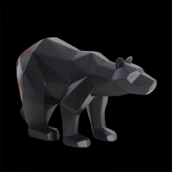 Sculpture ours origami, pièce unique pour collectionneurs