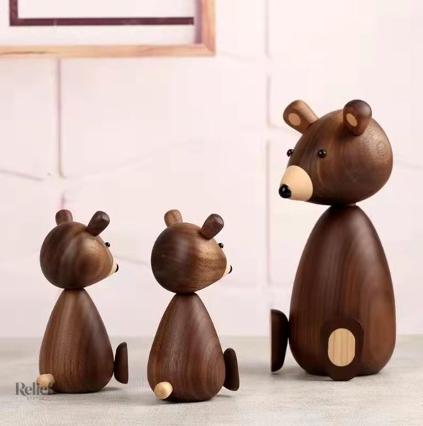 statue-ours-style-nordique-en-bois-12-cm-1 Statue ours en bois style nordique 12 cm