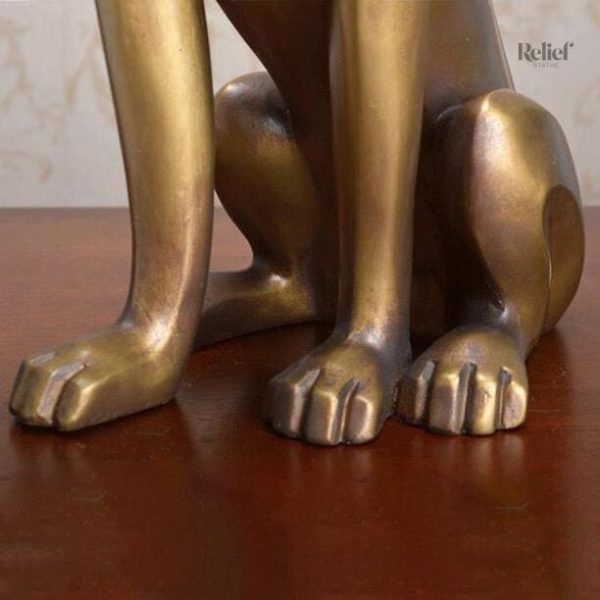 Figurine panthère, design raffiné et unique