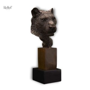 Sculpture Bronze Panthère Réplique Deluxe 21 cm