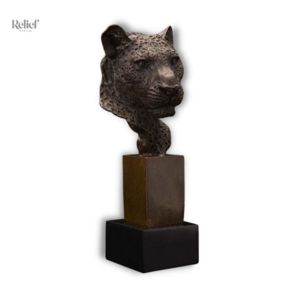 Sculpture Bronze Panthère Réplique Deluxe 21 cm