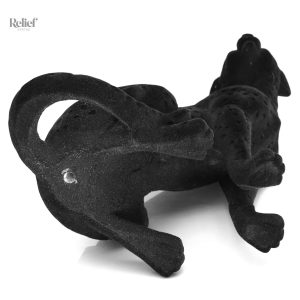 Sculpture de panthère noire contemporaine